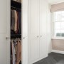 SW8 Residential Refurbishment | Bespoke Master Bedroom Wardrobe | Interior Designers